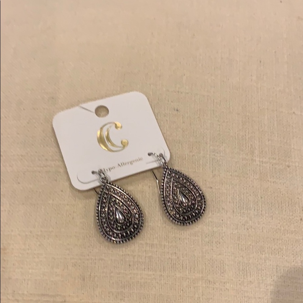 Charming Charlie silver earrings